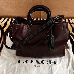 🍩Coach Rogue 30 - chocolate and chestnut